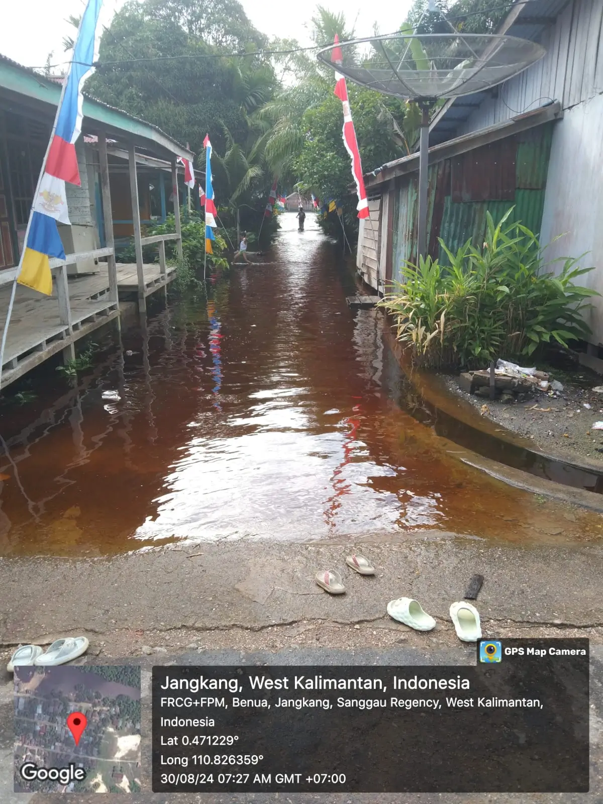 Banjir Rendam Dua Desa di Kabupaten Sanggau